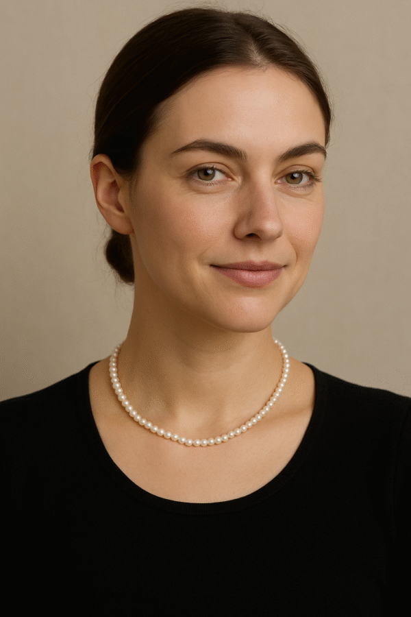 WHITE PEARL NECKLACE - Image 2