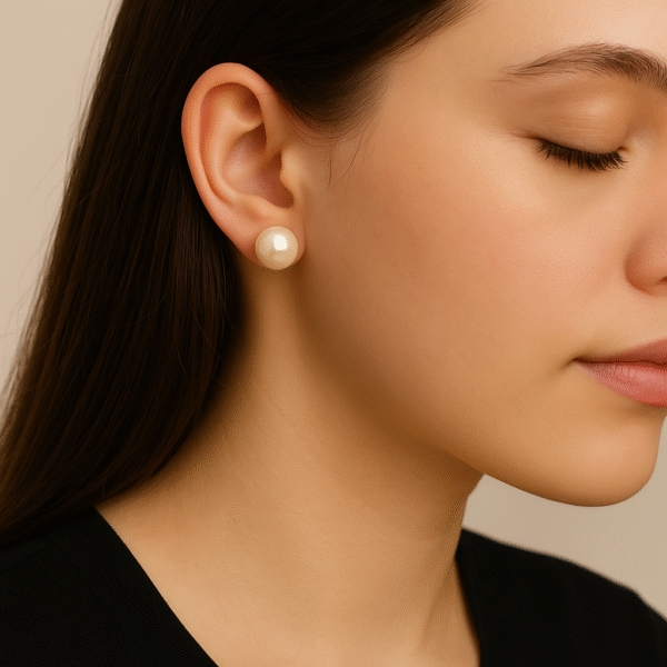 CLASSIC PEARL EARRINGS - Image 3
