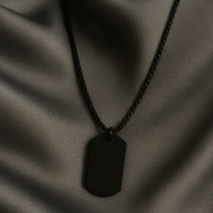 BASIC TAG BLACK PENDANT