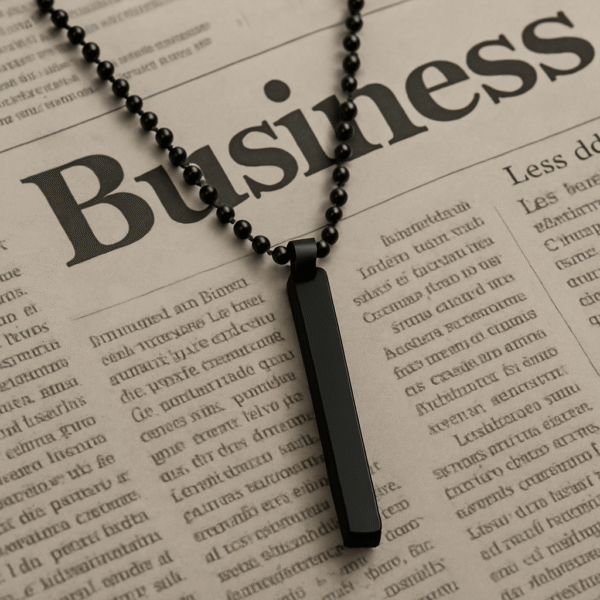 BLACK BAR PENDANT